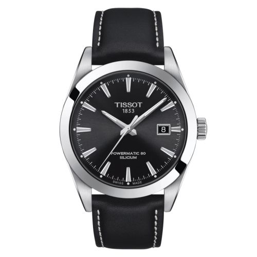 Tissot Gentleman Powermatic Stainless Steel / Black / Strap